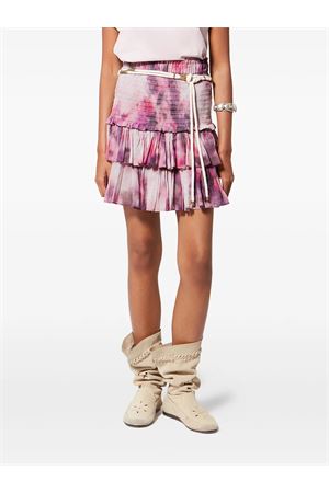 Gonna Corta Con Volant In Voile Di Cotone Naomi MARANT ÉTOILE | JU0022FAD1J13E40PK